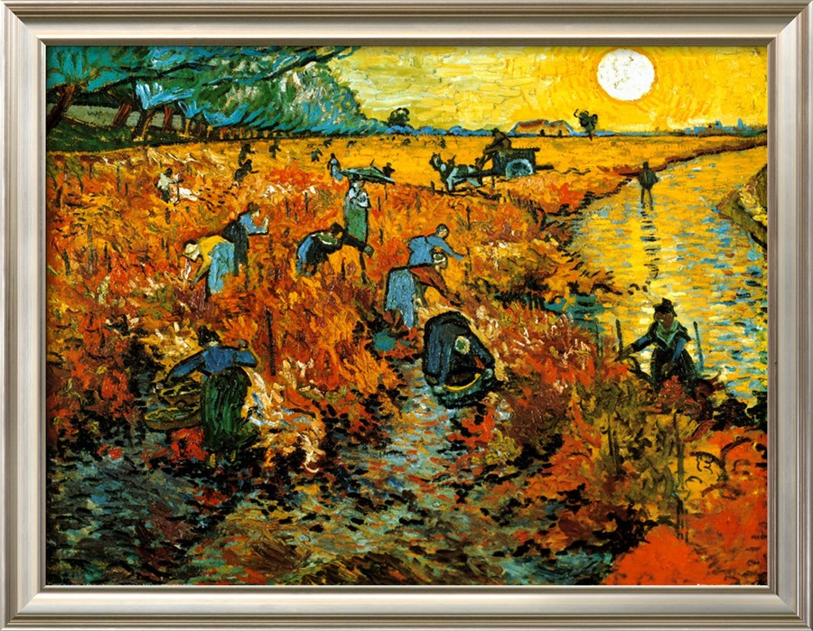 The Red Vineyard at Arles - Vincent Van Gogh Paintings